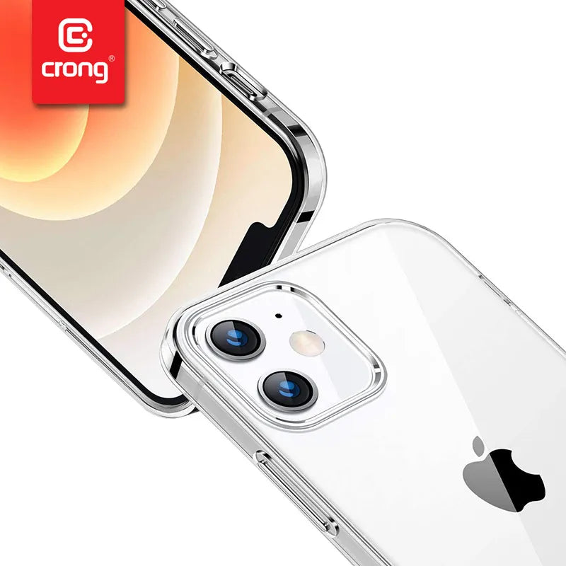 Crong Crystal Slim dėklas - iPhone 12 Pro Max dėklas (Skaidrus)