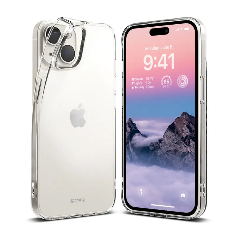 Crong Crystal Slim dėklas - iPhone 14 Plus dėklas (Skaidrus)