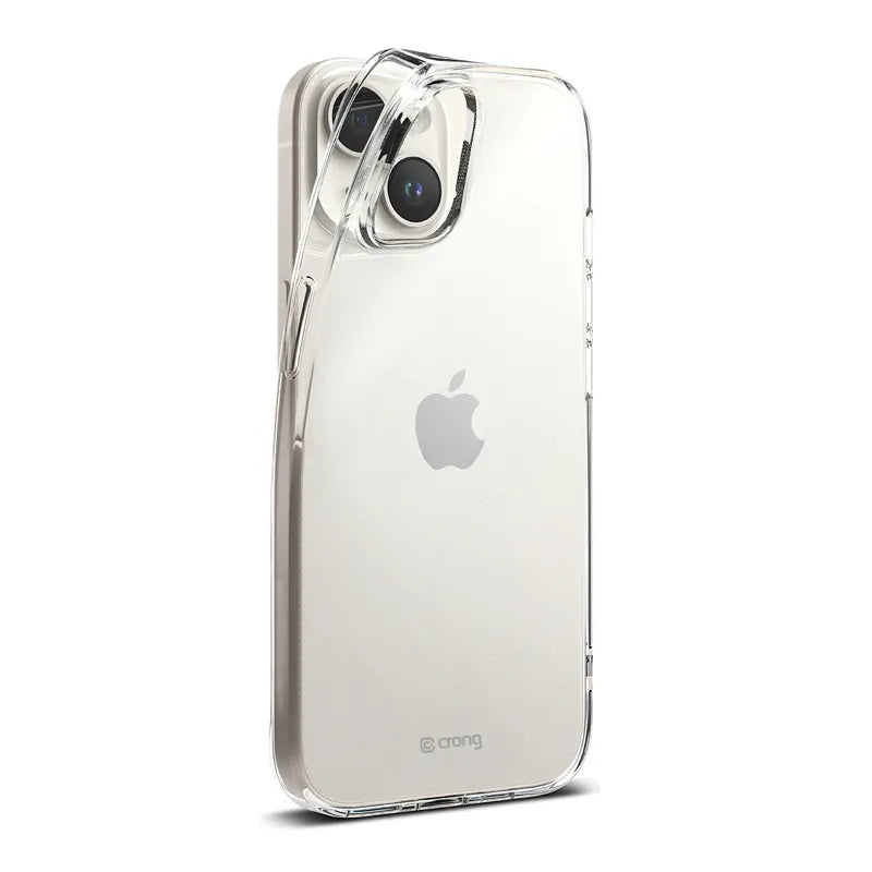 Crong Crystal Slim dėklas - iPhone 15 Plus dėklas (skaidrus)
