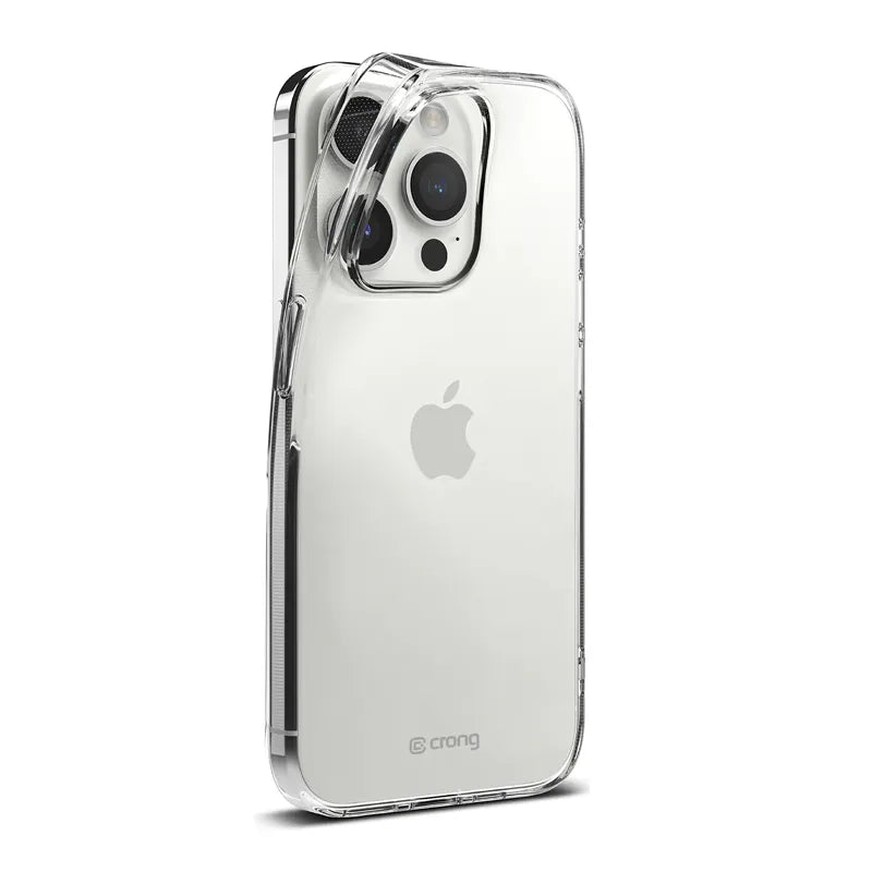 Crong Crystal Slim dėklas - iPhone 15 Pro Max dėklas (Skaidrus)