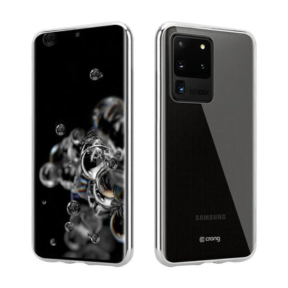 Crong Crystal Slim dėklas - Samsung Galaxy S20 Ultra dėklas (Permatomas)