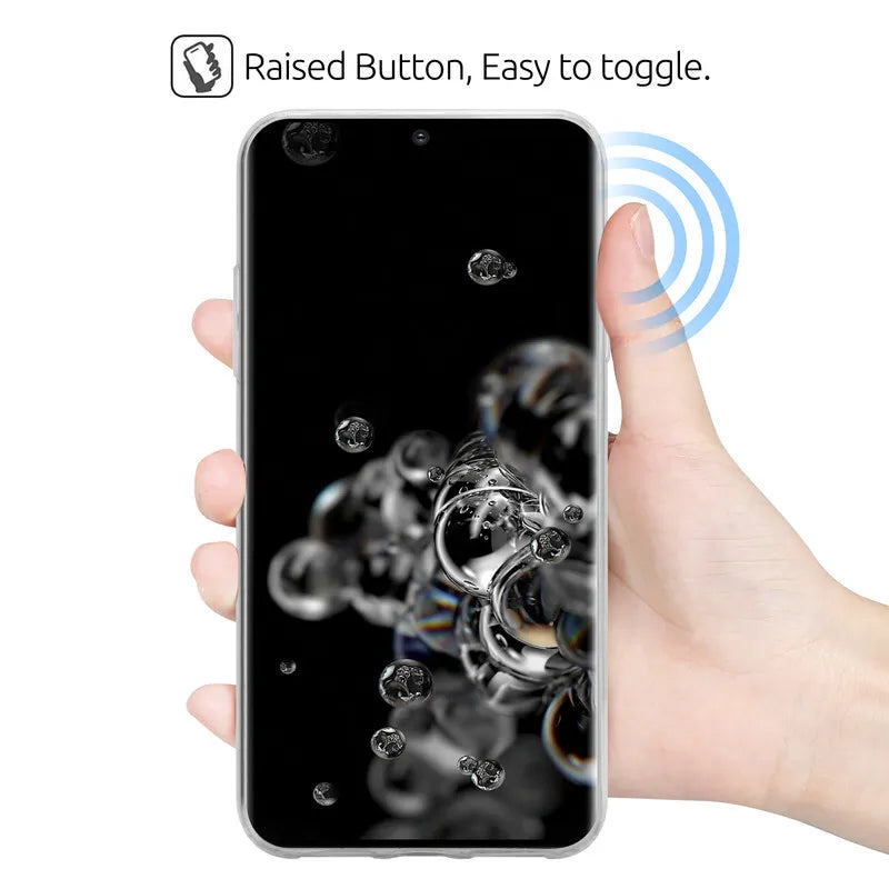 Crong Crystal Slim dėklas - Samsung Galaxy S20 Ultra dėklas (Permatomas)