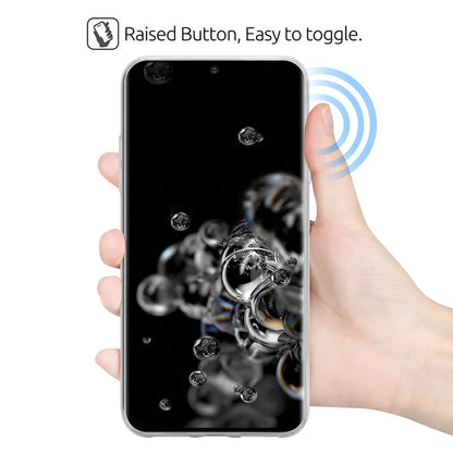Crong Crystal Slim dėklas - Samsung Galaxy S20 Ultra dėklas (Permatomas)