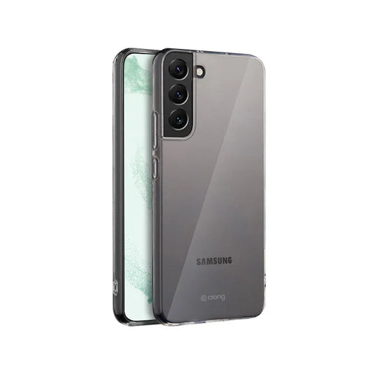 Crong Crystal Slim dėklas - Samsung Galaxy S22+ dėklas (Skaidrus)