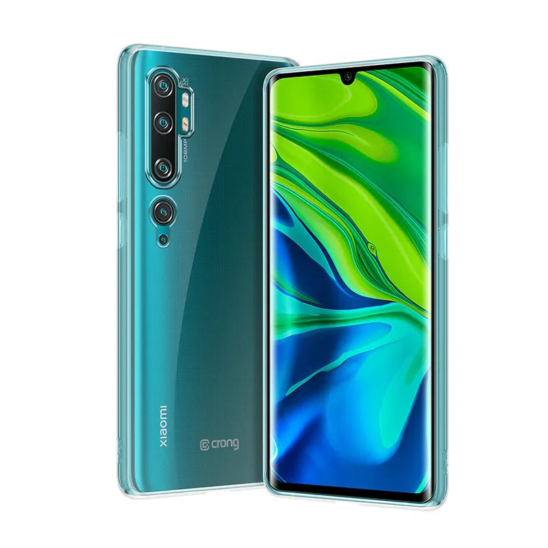 Crong Crystal Slim dėklas - Xiaomi Mi Note 10 / Mi Note 10 Pro dėklas (Skaidrus)