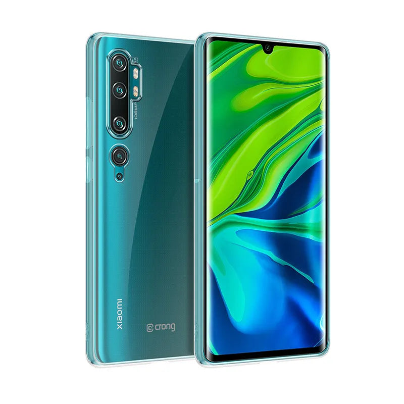 Crong Crystal Slim dėklas - Xiaomi Mi Note 10 / Mi Note 10 Pro dėklas (Skaidrus)