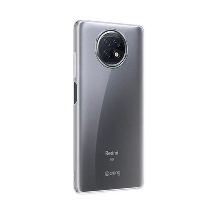 Crong Crystal Slim dėklas – Xiaomi Redmi Note 9T dėklas (Skaidrus)