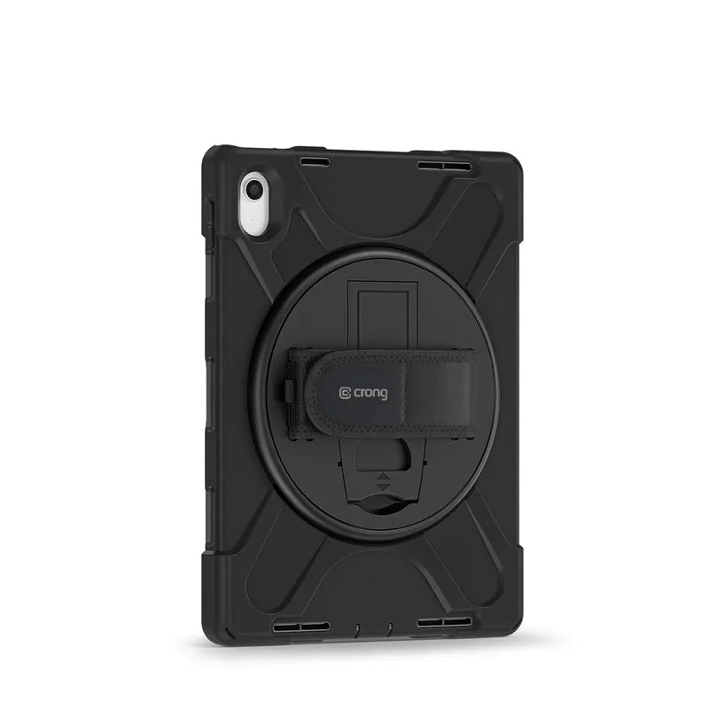 „Crong Defender Plus“ – tvirtas dėklas „iPad 11" A16 (2025) / 10,9" (2022) (juodas)