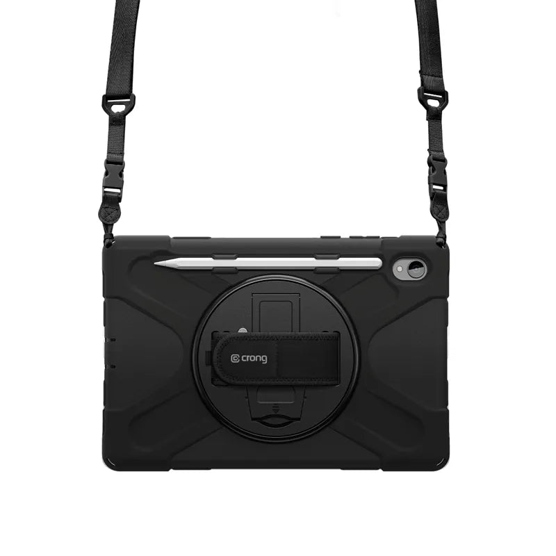 Crong Defender Plus – tvirtas dėklas Samsung Galaxy Tab S11 11” (juodas)