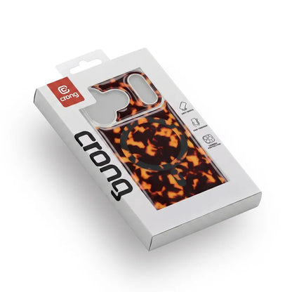Crong Deluxe MAG dėklas – iPhone 17 Pro Max MagSafe dėklas (vėžlio rašto)