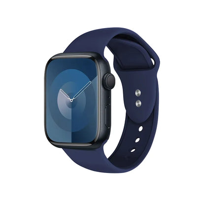 Crong dirželis "Liquid" - Apple Watch 44/45/46/49 mm (Tamsiai mėlynas)