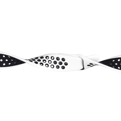 Crong Duo Sport – Apple Watch apyrankė 38/40/41/42 mm (balta/juoda)