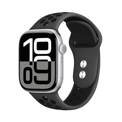 Crong Duo Sport - Apple Watch apyrankė 44/45/46/49 mm (pilka/juoda)