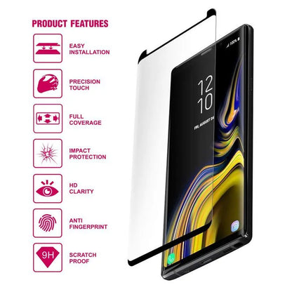 Crong Edge Glass – Pilnai priklijuojamas nuo krašto iki krašto 9H stiklo ekrano apsauga, skirta Huawei Mate 20