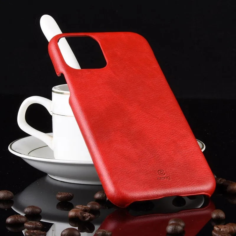Crong Essential Cover - iPhone 11 Pro Max dėklas (Raudonas)