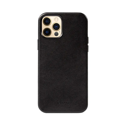 Crong Essential Cover Magnetic - iPhone 12 Pro Max MagSafe odos dėklas (juodas)
