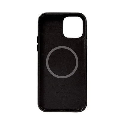 Crong Essential Cover Magnetic - iPhone 12 Pro Max MagSafe odos dėklas (juodas)