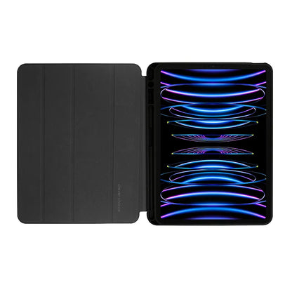 „Crong FlexFolio“ dėklas – iPad Air 11” (2026–2024) / iPad Air 10,9” (5-osios–4-osios kartos) / iPad Pro 11" (2022–2021) su „Apple Pencil“ (juodas)
