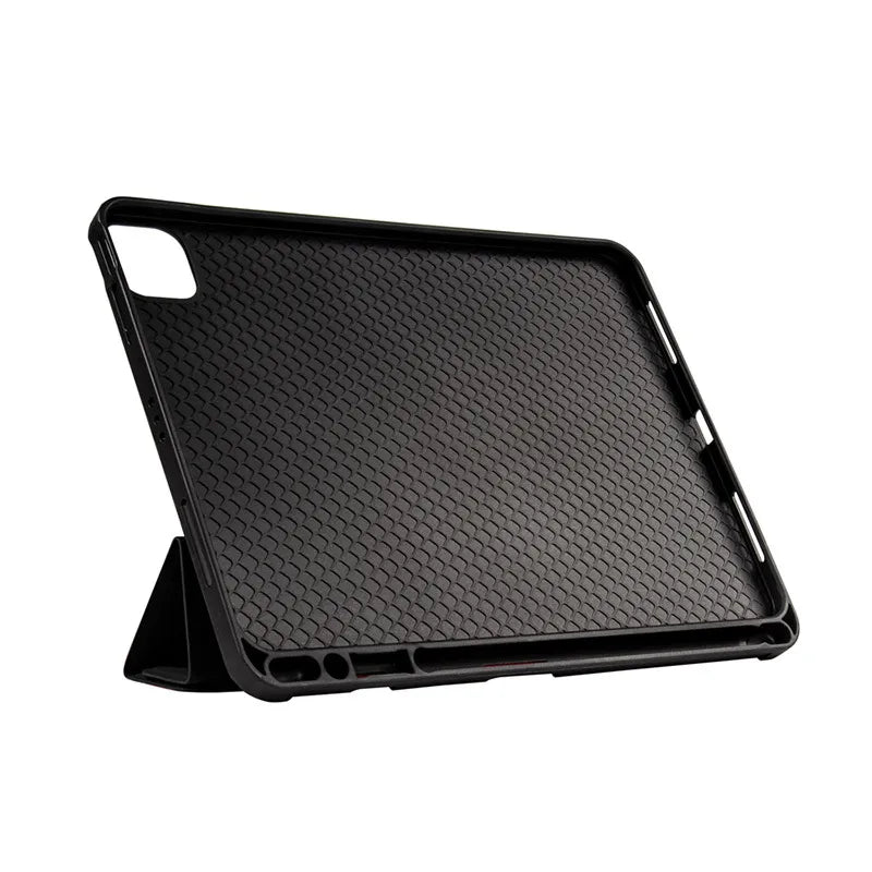 „Crong FlexFolio“ dėklas – iPad Air 11” (2026–2024) / iPad Air 10,9” (5-osios–4-osios kartos) / iPad Pro 11" (2022–2021) su „Apple Pencil“ (juodas)