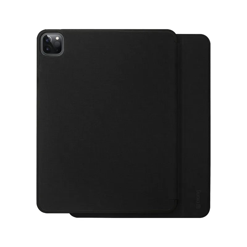 „Crong FlexFolio“ dėklas – iPad Air 11” (2026–2024) / iPad Air 10,9” (5-osios–4-osios kartos) / iPad Pro 11" (2022–2021) su „Apple Pencil“ (juodas)