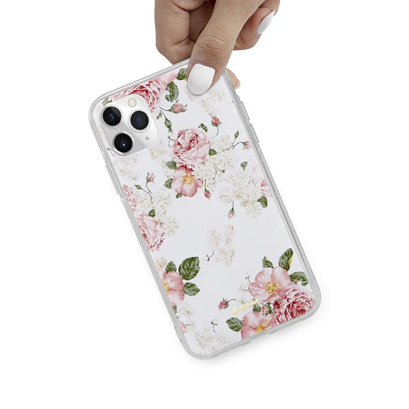 Crong Flower dėklas – iPhone 11 Pro dėklas (Raštas 02)