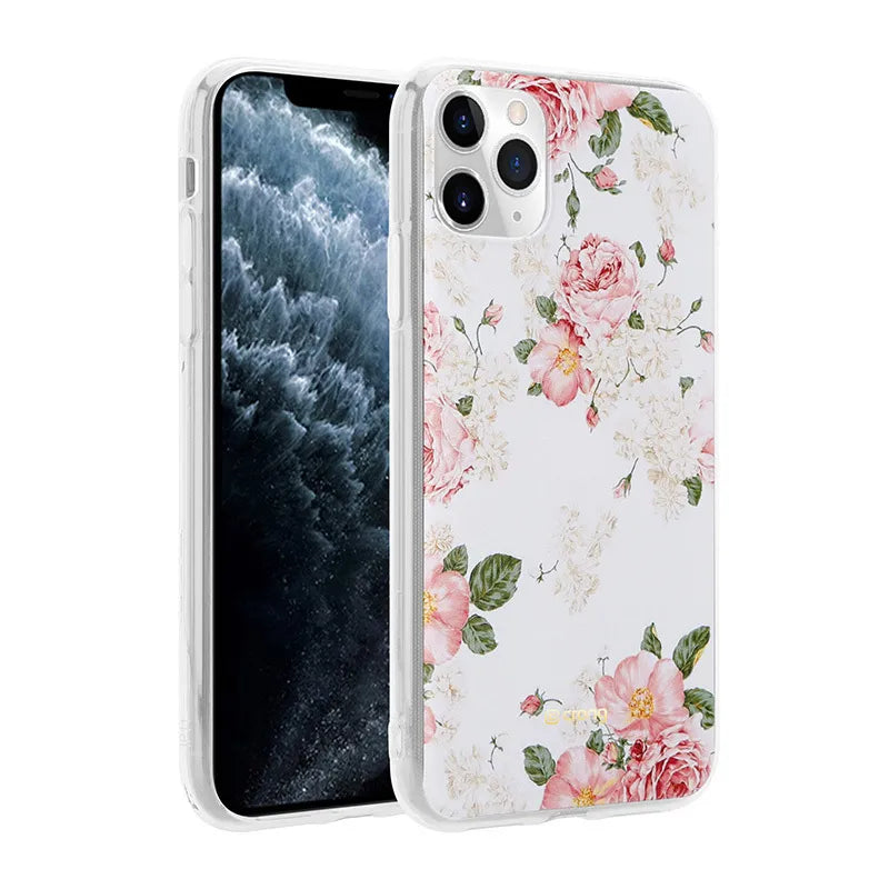 Crong Flower dėklas – iPhone 11 Pro dėklas (Raštas 02)