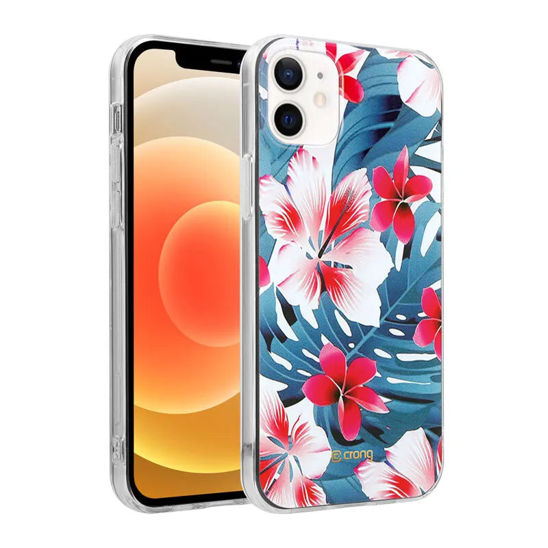 Crong Flower dėklas - iPhone 12 Mini dėklas (modelis 03)