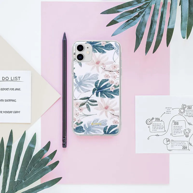 Crong gėlės dėklas – iPhone 11 dėklas (Raštas 01)