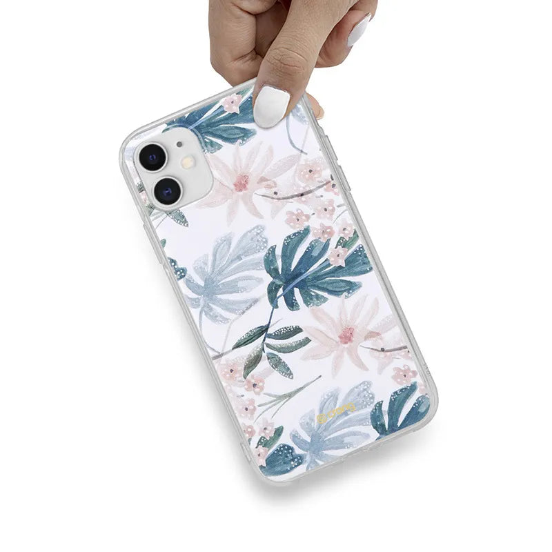 Crong gėlės dėklas – iPhone 11 dėklas (Raštas 01)