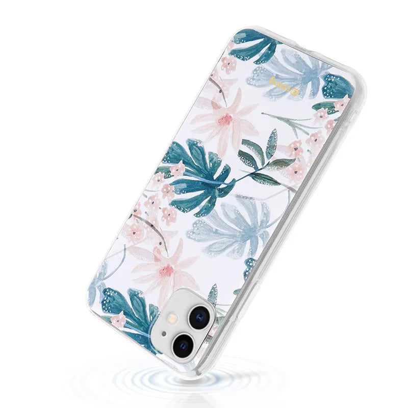 Crong gėlės dėklas – iPhone 11 dėklas (Raštas 01)