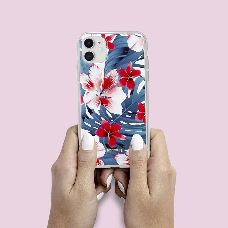 Crong gėlės dėklas – iPhone 11 dėklas (raštas 03)