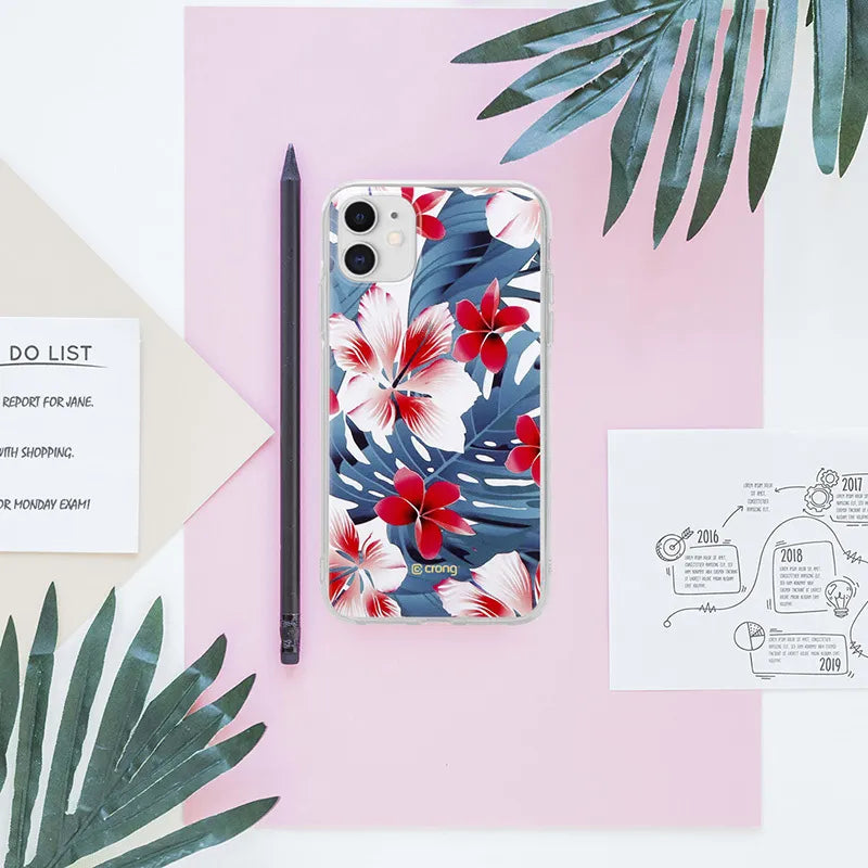 Crong gėlės dėklas – iPhone 11 dėklas (raštas 03)