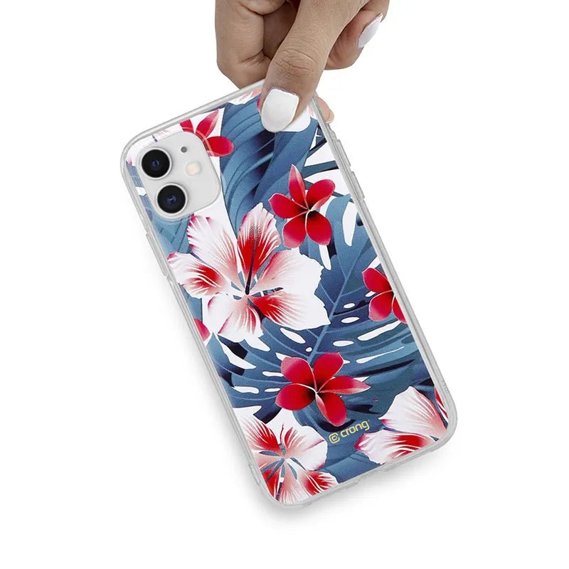 Crong gėlės dėklas – iPhone 11 dėklas (raštas 03)