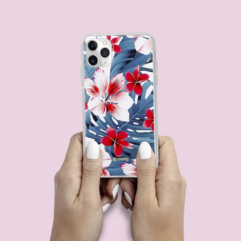 Crong Gėlėtas dėklas – iPhone 11 Pro dėklas (Raštas 03)