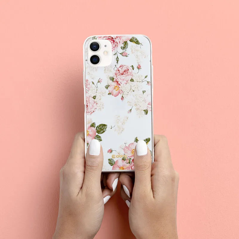 Crong Gėlių dėklas – iPhone 12 Mini dėklas (raštas 02)