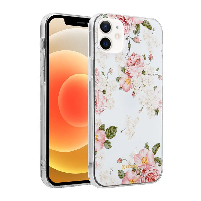 Crong Gėlių dėklas – iPhone 12 Mini dėklas (raštas 02)