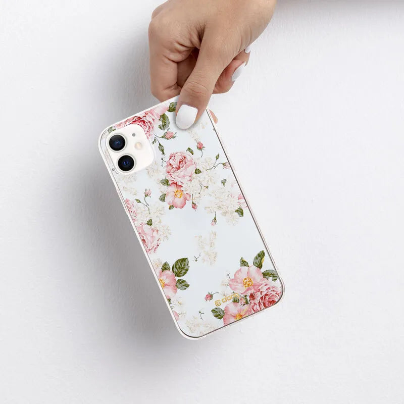 Crong Gėlių dėklas – iPhone 12 Mini dėklas (raštas 02)