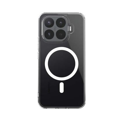 Crong Hybrid Clear Magnetic – "MagSafe" dėklas, skirtas Xiaomi 17T (skaidrus)