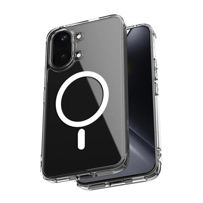 Crong Hybrid Clear Magnetic – MagSafe dėklas Xiaomi POCO X8 Pro Max 5G (skaidrus)