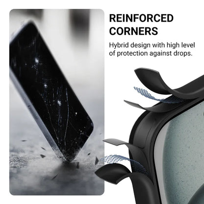 Crong Hybrid Frost MAG dėklas – dėklas su MagSafe, skirtas iPhone 16 Pro Max (juodas)