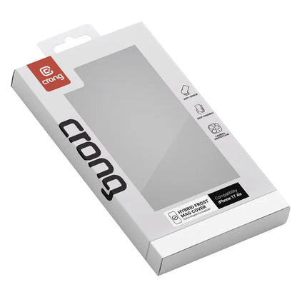 Crong Hybrid Frost MAG dėklas - MagSafe iPhone Air dėklas (juodas)