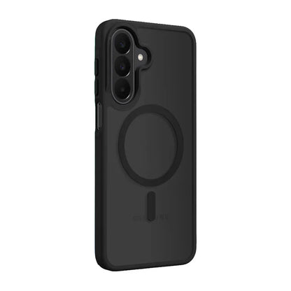 Crong Hybrid Matte Magnetic – dėklas „MagSafe“ Samsung Galaxy A27 5G (juodas)