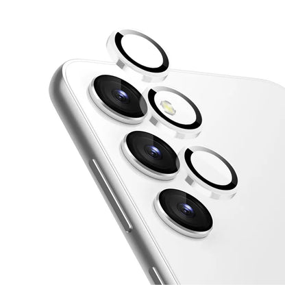 Crong Lens Ring - Grūdintas stiklas, skirtas Samsung Galaxy S24 kameros objektyvui (skaidrus)