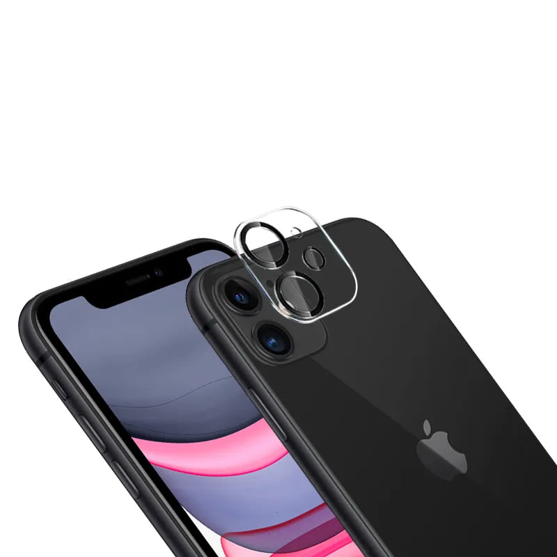 Crong Lens Shield - Stiklas iPhone 11 fotoaparatui ir objektyvui