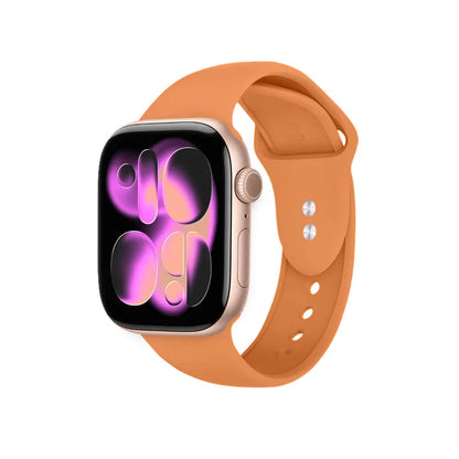 Crong Liquid – Apple Watch apyrankė 38/40/41/42 mm (Oranžinė)