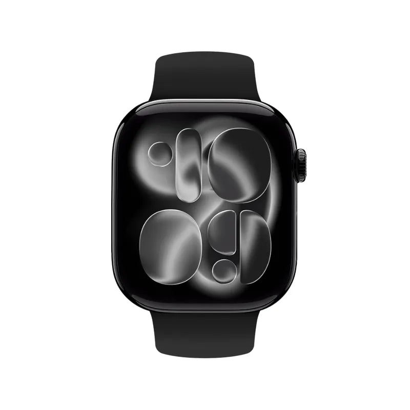 Crong Liquid - Apple Watch apyrankė 44/45/46/49 mm (juoda)