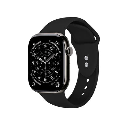 Crong Liquid - Apple Watch apyrankė 44/45/46/49 mm (juoda)