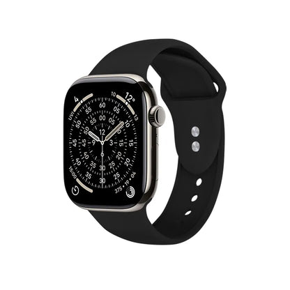 Crong Liquid - Apple Watch apyrankė 44/45/46/49 mm (juoda)