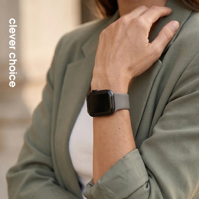 Crong Liquid – Apple Watch dirželis 38/40/41/42 mm (fango)