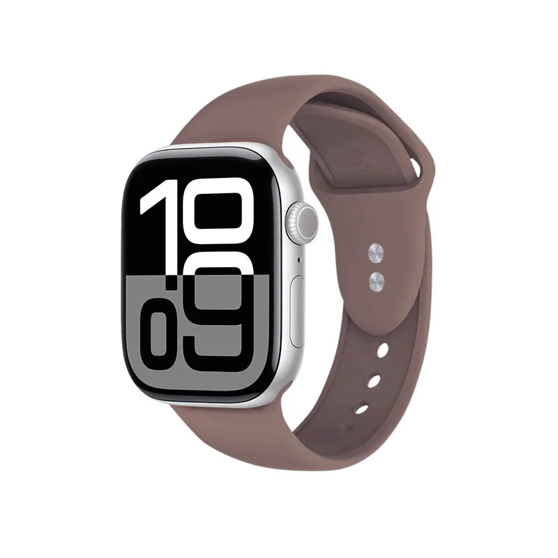 Crong Liquid – Apple Watch dirželis, 44/45/46/49 mm (rudas)